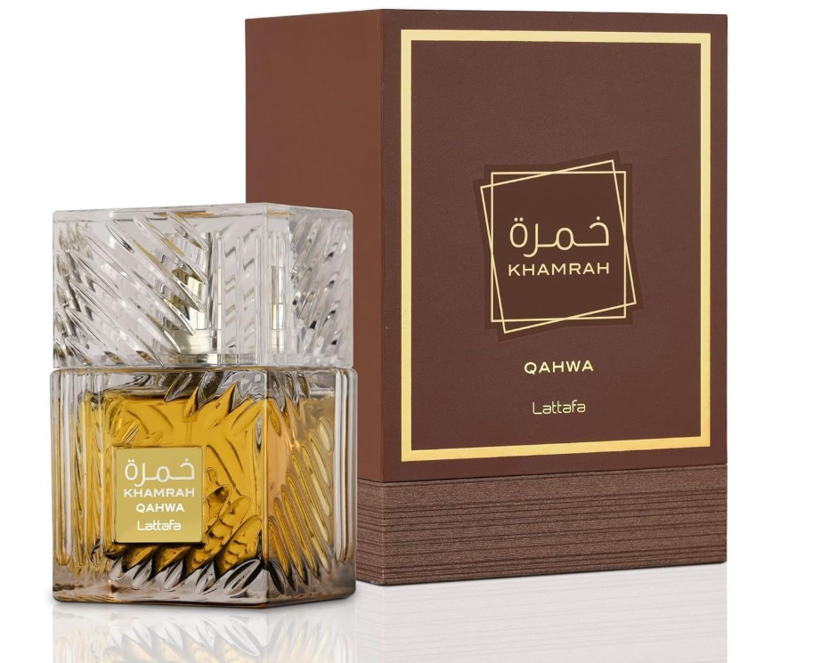 Lattafa Khamrah Qahwa For Unisex Eau De Parfum Spray, 3.4 Ounce