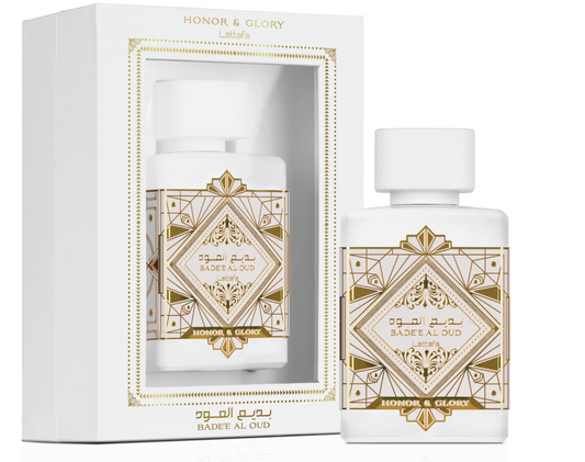 Lattafa Bade'e Al Oud Honor & Glory for Unisex Eau de parfum Spray, 3.4 Ounce | Long-Lasting Fragrance