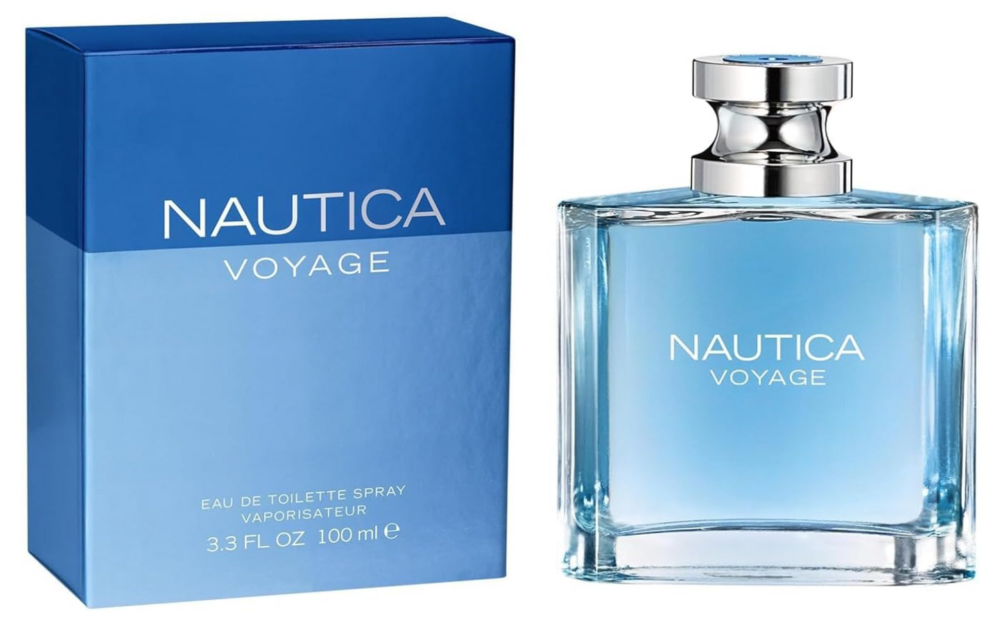 Nautica Voyage Eau de Toilette- Notes of Apple, Cedarwood, Mimosa, Men's Fragrance, Long Lasting, Everyday Fragrance,100ml