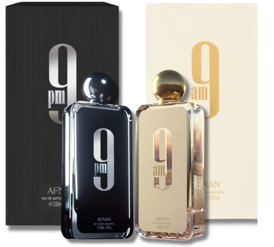 Afnan 9PM & 9AM Collection Eau de Parfum Perfume for Men, 100 mL Spray