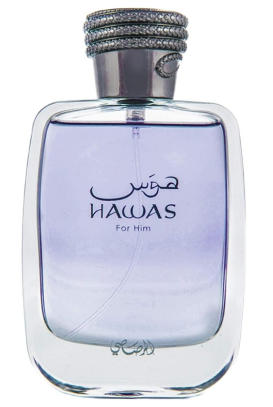 RASSASI Hawas for Men Eau de Parfum, 3.4 Ounce