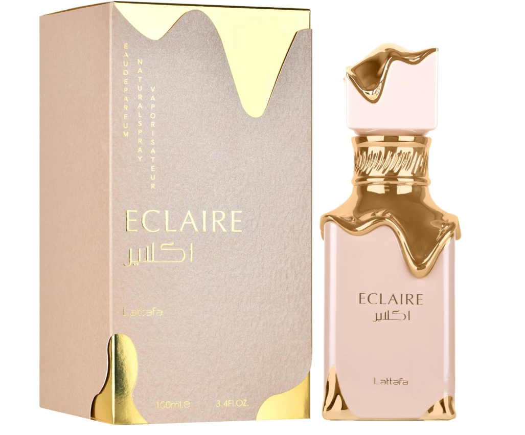 Lattafa Eclaire Eau de Parfum Spray for Women, 3.4 Ounce
