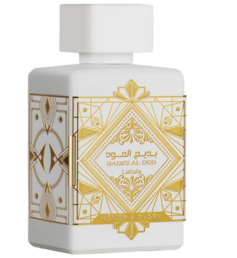 Lattafa Bade'e Al Oud Honor & Glory for Unisex Eau de parfum Spray, 3.4 Ounce | Long-Lasting Fragrance