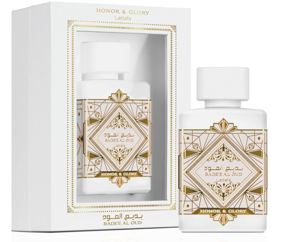 Lattafa Bade'e Al Oud Honor & Glory for Unisex Eau de parfum Spray, 3.4 Ounce | Long-Lasting Fragrance