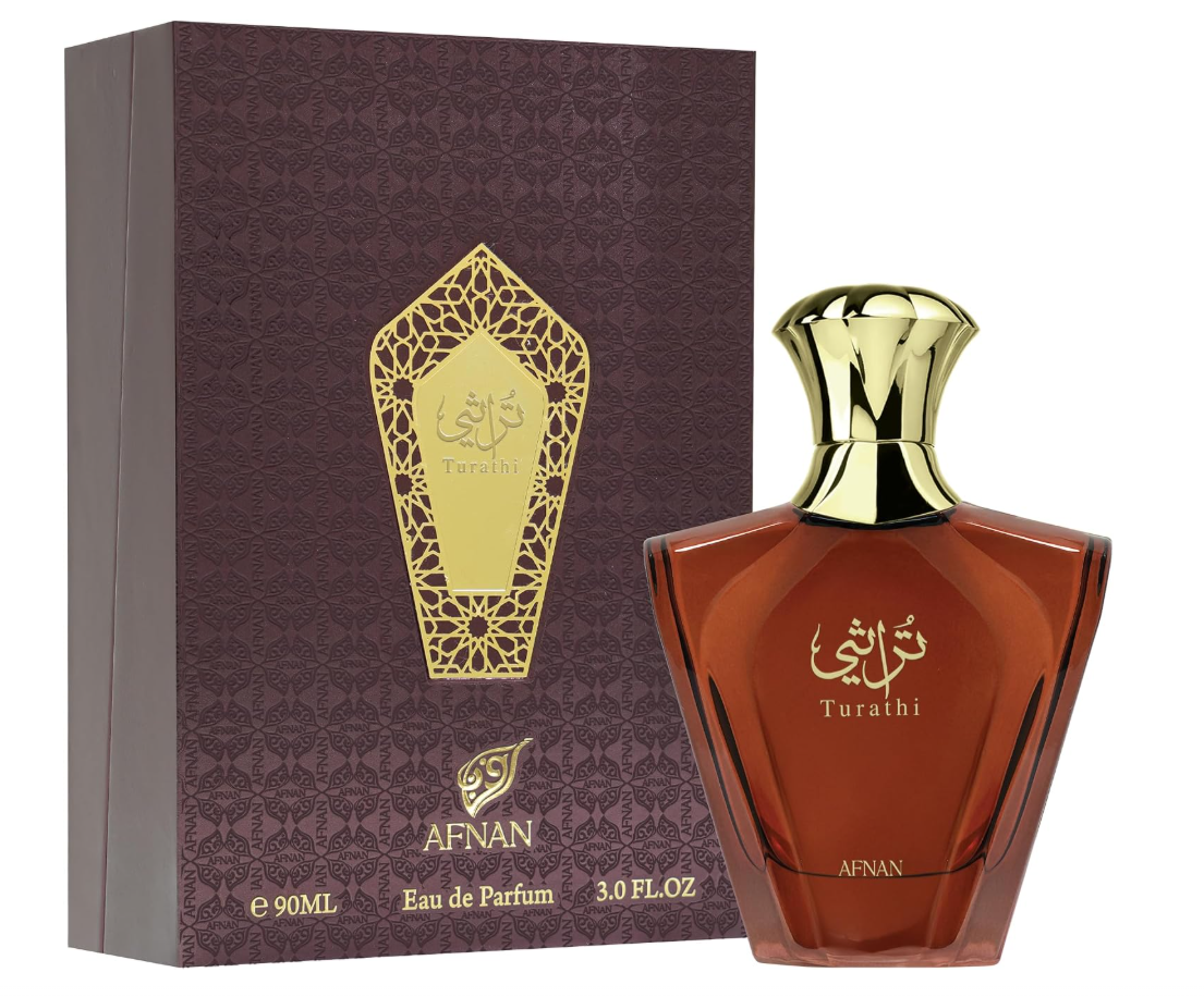 Afnan Turathi Brown for Men Eau de Parfum, 3.04 Fl. Oz