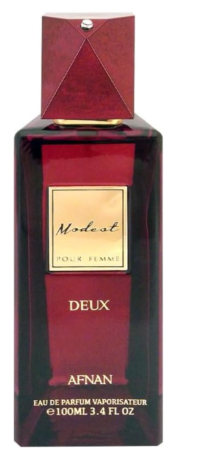 Afnan Modest Deux for Women Eau de Parfum Spray, 3.4 Ounce